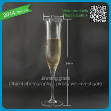Boutique transparent glass champagne cup goblet classic sparkling wine goblet wedding