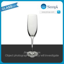 Machine made 2014 light weight Champagne Glass  lead   free  crystal glass flute