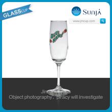 Hawaii summer vacation relaxing champagne glass well packed logo printed flute