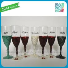 champagne goblet glass hand painted wholesale hand art dreaing tall champagne glass cheap best sale