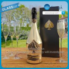 California Poppy Wedding Toast and Cake Serving 6-Piece Personalized ace of spades champagne