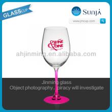 party favor red wine glass colored goblet glass manufacturer wine glasses