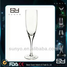 Handmade Cheap Crystal Champagne Fluted Glasses Set for Wedding