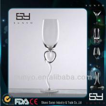 Hot saled Fancy Decorative Champagne Glass/Glassware