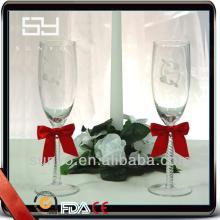 Fashion Unique Design Champagne Glasses Wedding Decorations