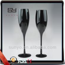  Novelty  Black Material Champagne  Glasses  On Sale With OEM Design