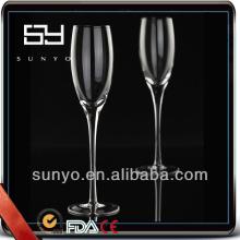 High Quality Elegant Handmade Lead Free Champagne Glasses Wedding