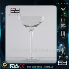 Soda-lime Tall Coupe Champagne Glasses for Tower