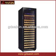 SRT-168 Slient Red Wine Cabinet / Stainless Steel Wine Cooler with Daul-Zone