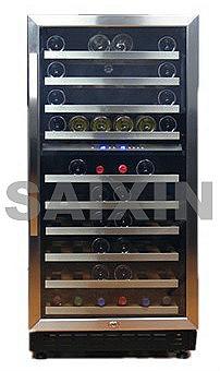 SRW-68D 68 Bottles stainless steel door red wine chilling cooler
