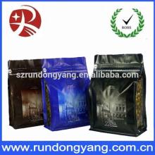 Coffee or Tea Bags With Valve Heat Seal Aluminum Stand up Bag Side