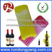 Top quality advertising lucky air bubble red wine bag