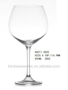 High quality crystal red wine glass/wine glass best selling in China