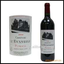 High quality red wine bottle labels