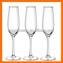 Blown glass champagne flute,cheap drinking glass