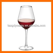 Hand blown red wine  glass , drink ing  glass  set