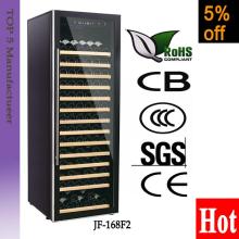 168-bottle cabinets cellar red wine cooler cabinets with steel handle