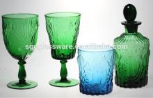 red wine hand blown glass decanter glass factory in china