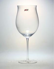 popular shaped high quality  handmade  wholesale red wine glass