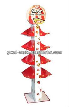 Chewing Gum Display Shelves, Cardboard Candy Display Cabinet
