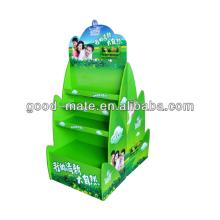 2 Sides Foldable Cardboard Display Rack for Chewing Gum