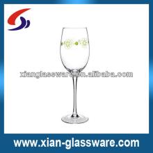 hot selling high quality crystal hand painted red wine glass wholesales