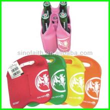 Fashion cute neoprene champagne can cooler bag