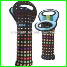 Hot sale soft plastic champagne neoprene can cooler
