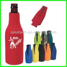 Attractive portable champagne drink neoprene can cooler