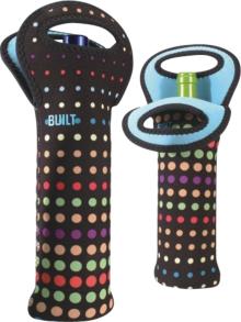 neoprene beer cooler red  wine   holder 