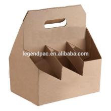 custom cheap recycled decorate luxury 6 pack bottle carrier wholesale