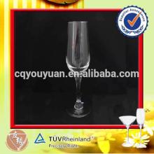 Transparent elegant champagne  glass   shapes 