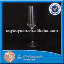 Quality material tulip flower shape glass champagne flute