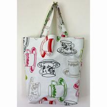 white heavy canvas royal cup tea bag