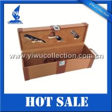 leather wine case holder,red wine  bag  in box
