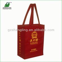 leather handbagnon woven red wine bagnon woven promotional folding bags