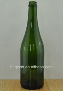 750ml cheap green champagne glass wine bottle