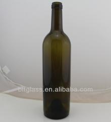 750ml green long neck wine  glass   champagne  bottle wholesale made in china