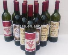 Jiangsu Empty Glass Red Wine Bottle 750ml