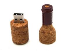  Wooden  bottle usb flash drive, soft  wooden  red wine usb