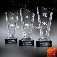 champagne crystal cup with customer's logo