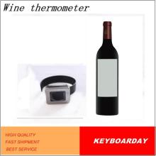 Easy portable red wine bottle thermometer with inductor back for wine temperature