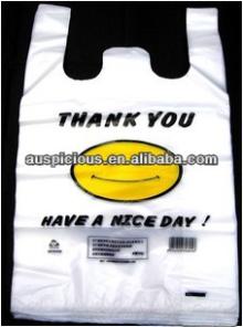 Corn starch nice White T-Shirt bag
