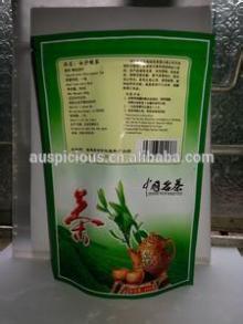 Free standing company logo printed aluminum foil tea bags with  zipper 