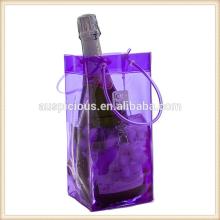 Plastic ice bag for champagne