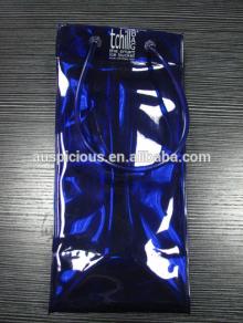 Shiny Plastic pvc ice bag for cooling champagne
