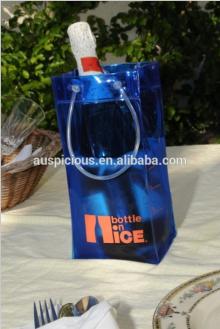 Standard size Plastic pvc wine bag for cooling champagne