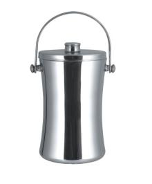 2.0L Double Wall Stainless Steel Ice Bucket Pails Wine Cooler For Champagne