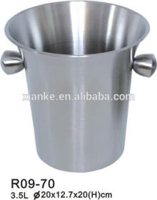 3.5L Stainless Steel Ice Bucket Metal Champagne Cooler