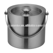 Stainless steel double wall metal champagne ice bucket